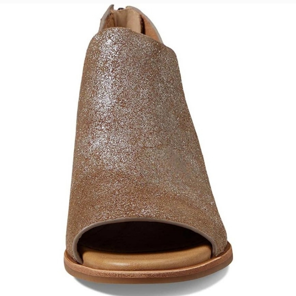 Sofft Carleigh Suede Rounded Stack Heel Peep Toe … - image 2